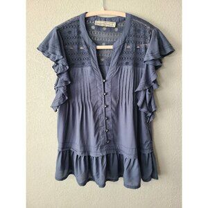 Abercrombie & Fitch Women's Top Size S Blue